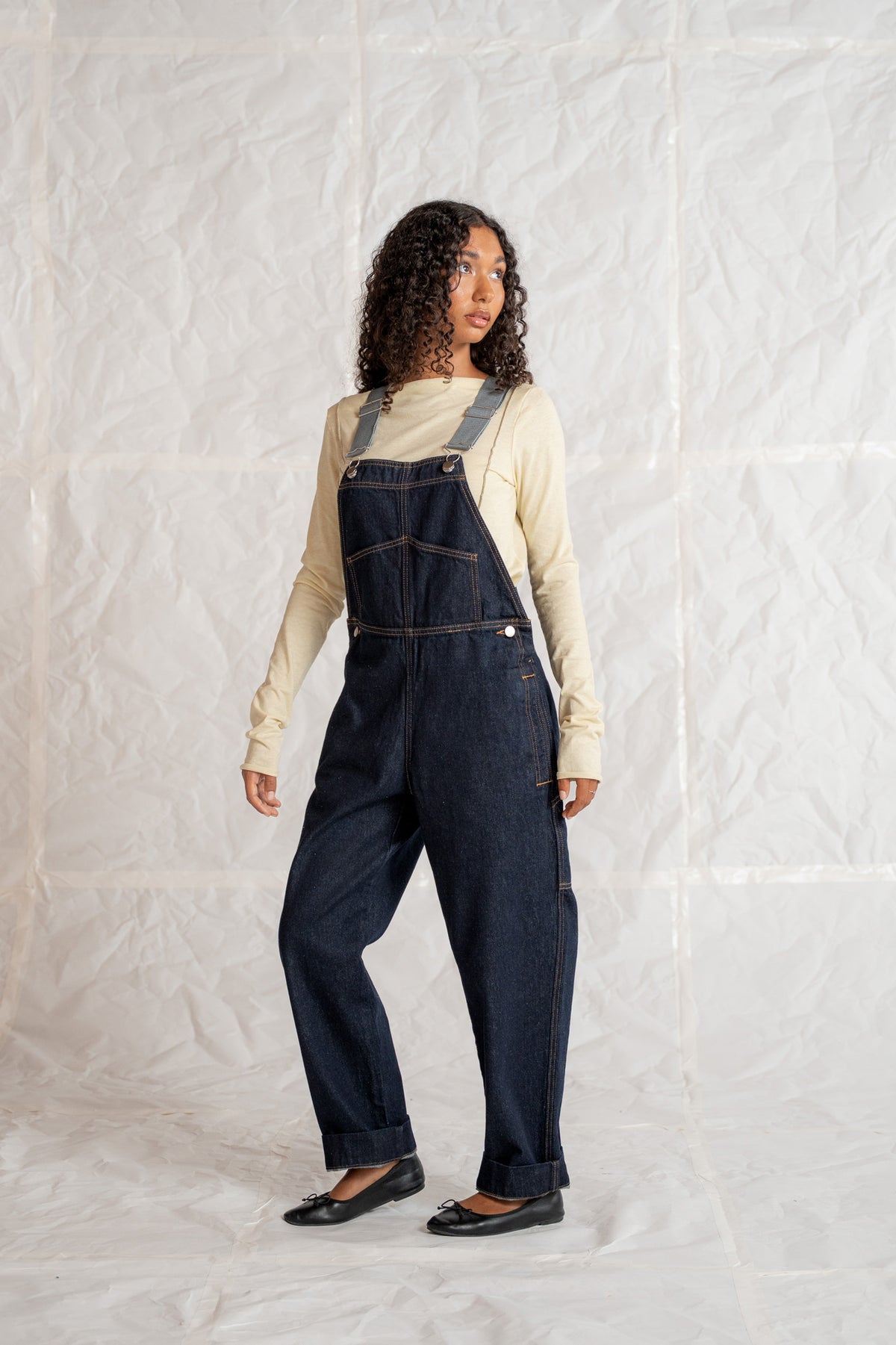 Salopette Apollo Jeans cotone riciclato - Blu indaco