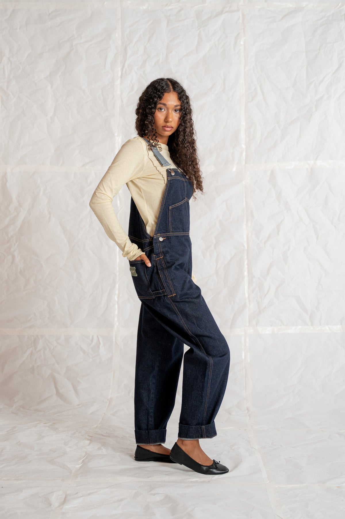 Salopette Apollo Jeans cotone riciclato - Blu indaco