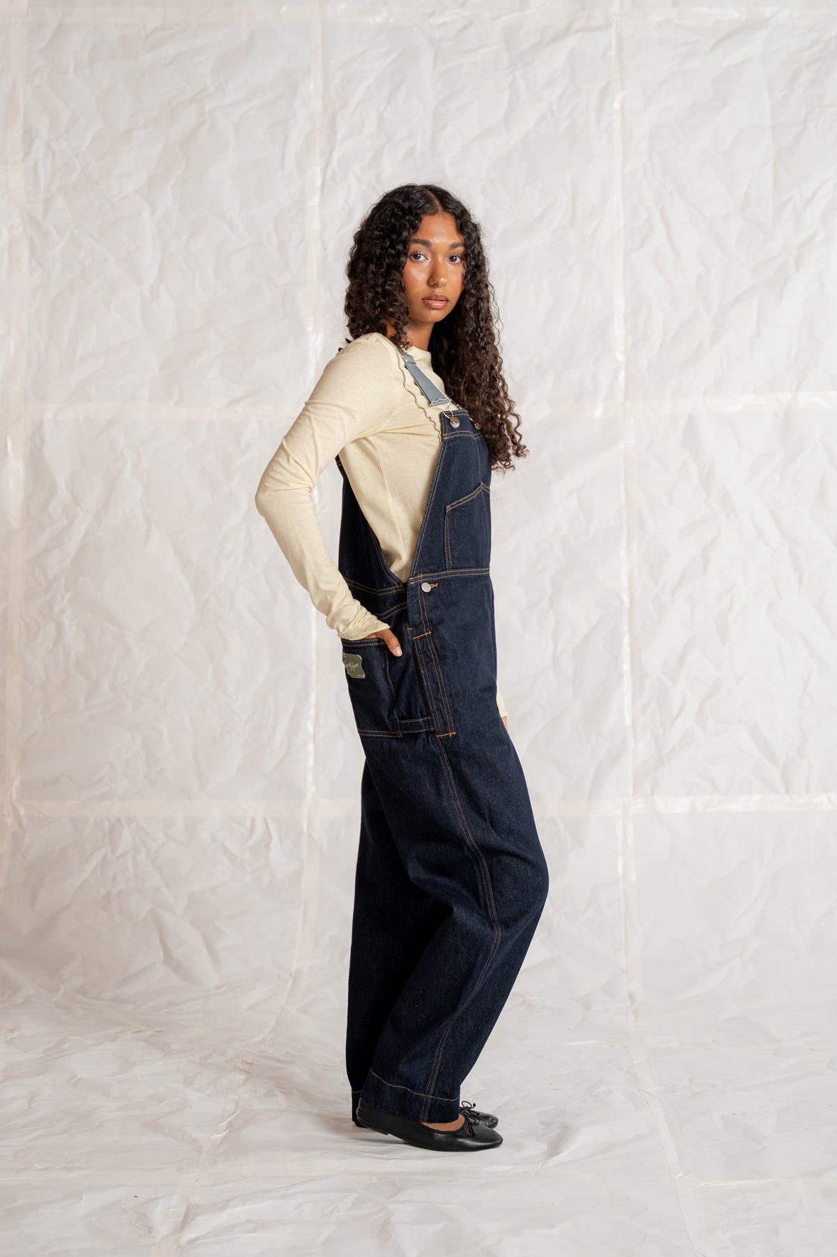 Salopette Apollo Jeans cotone riciclato - Blu indaco