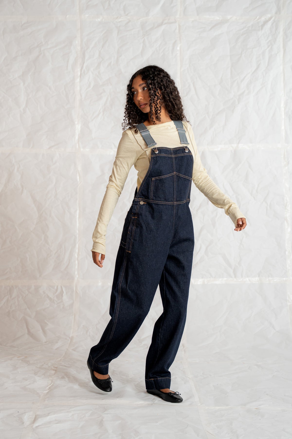 Salopette Apollo Jeans cotone riciclato - Blu indaco