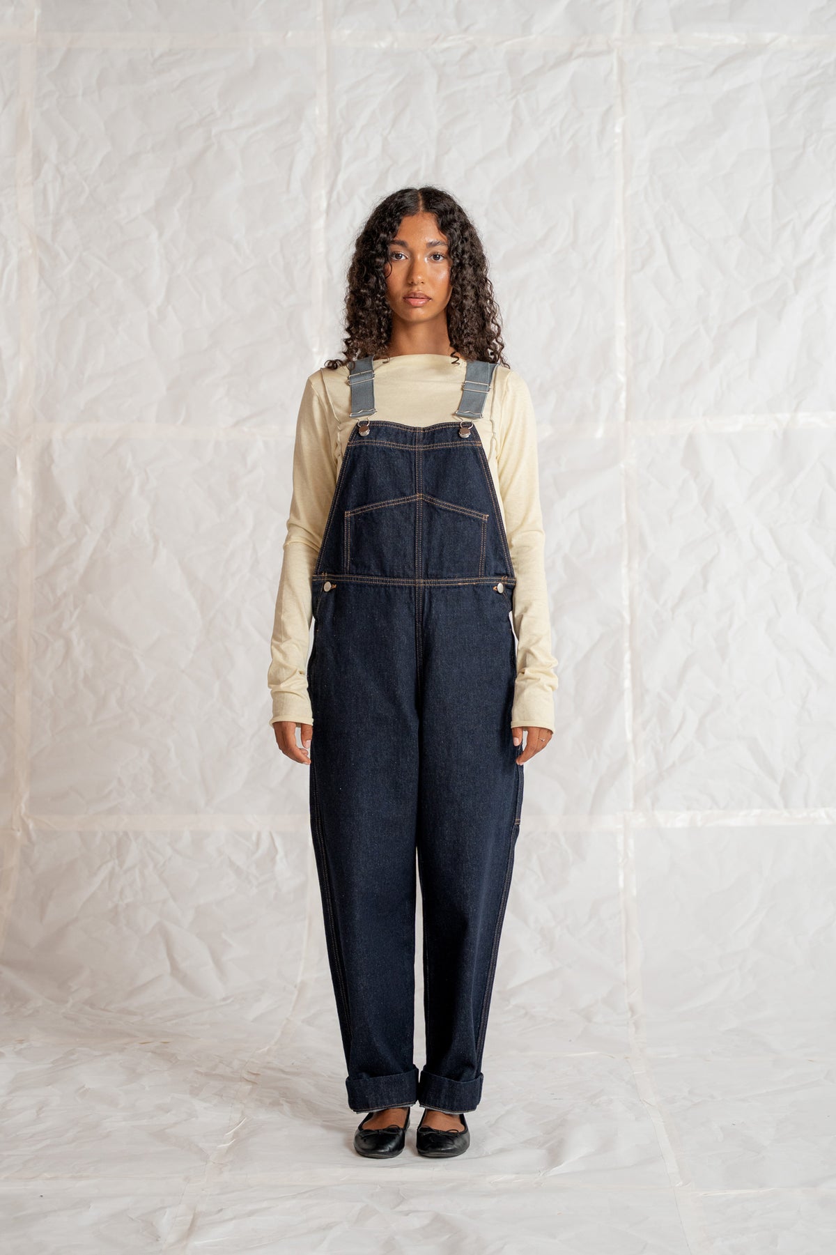 Salopette Apollo Jeans cotone riciclato - Blu indaco