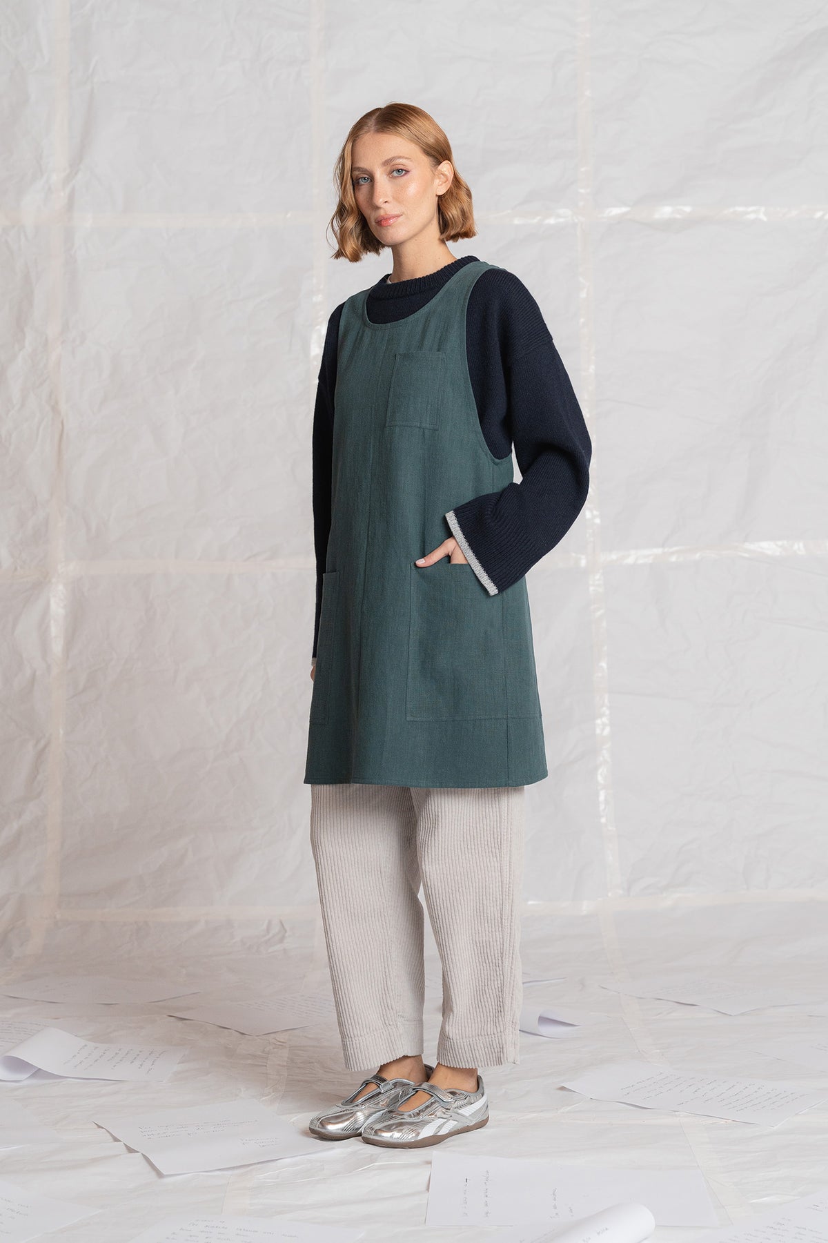 Grembiule/Vestito donna - verde Bosco