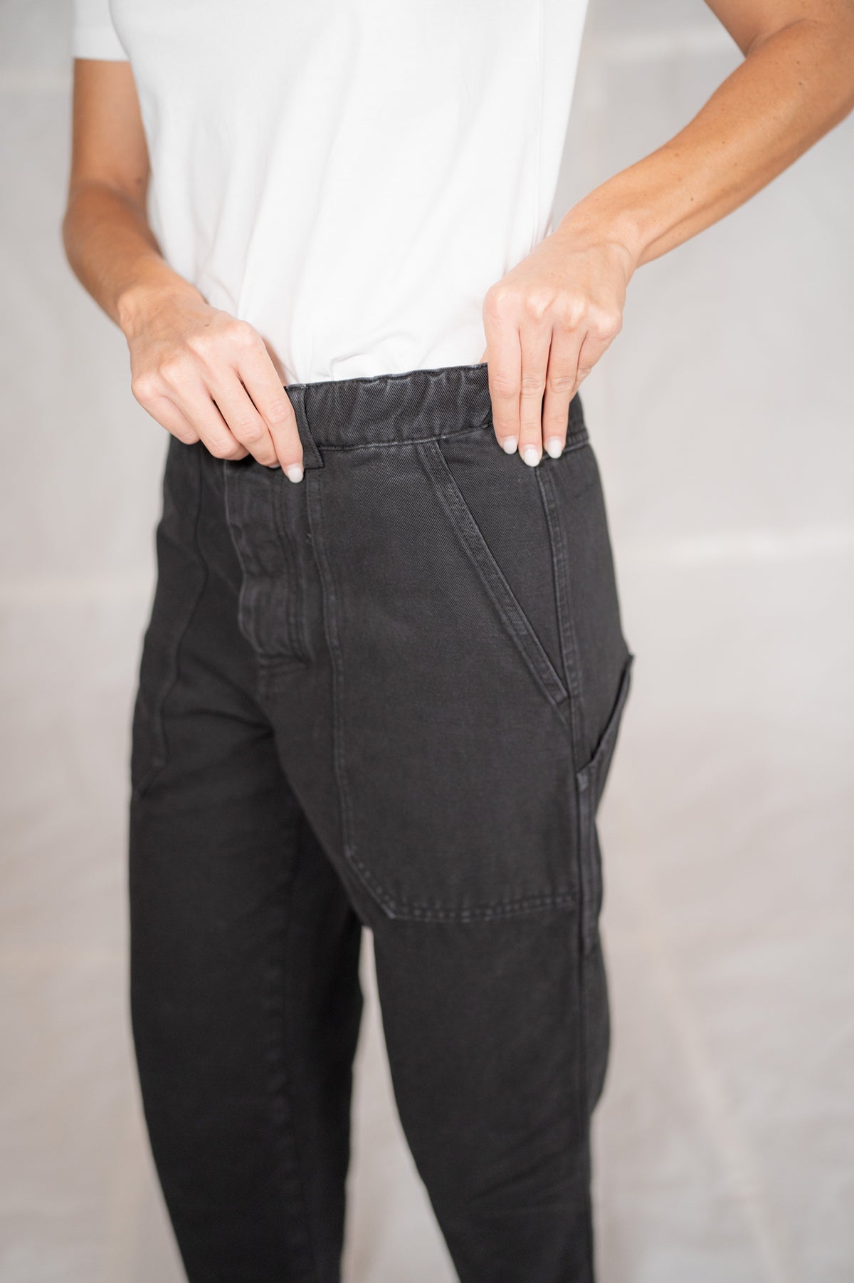 Apollo Beige Stonewashed Pants