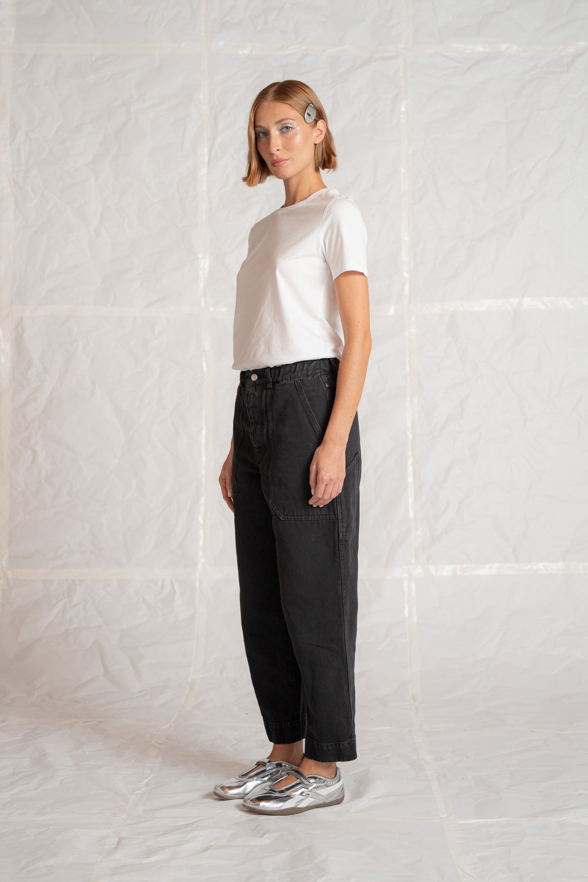 Apollo Beige Stonewashed Pants