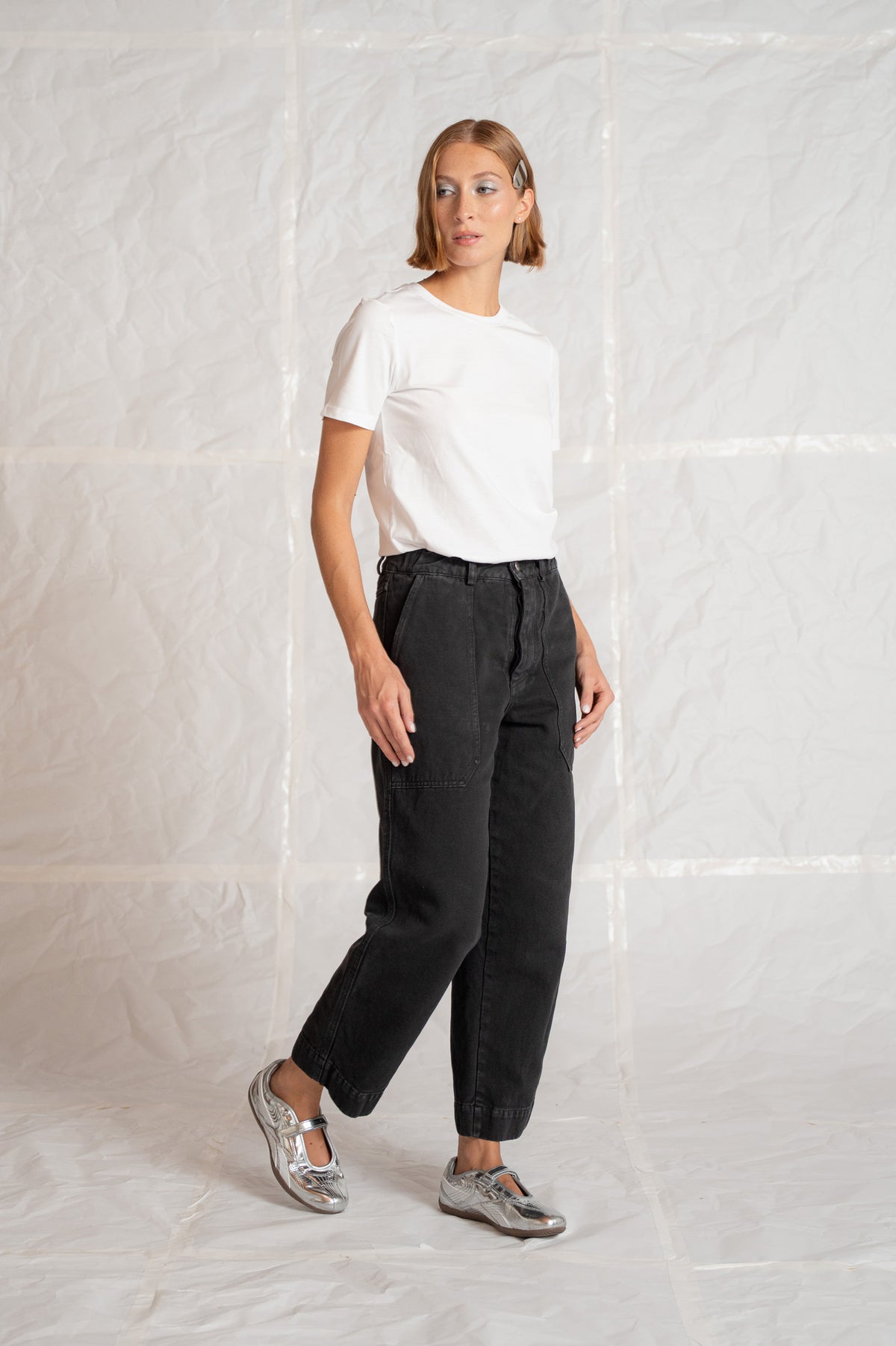 Apollo Beige Stonewashed Pants