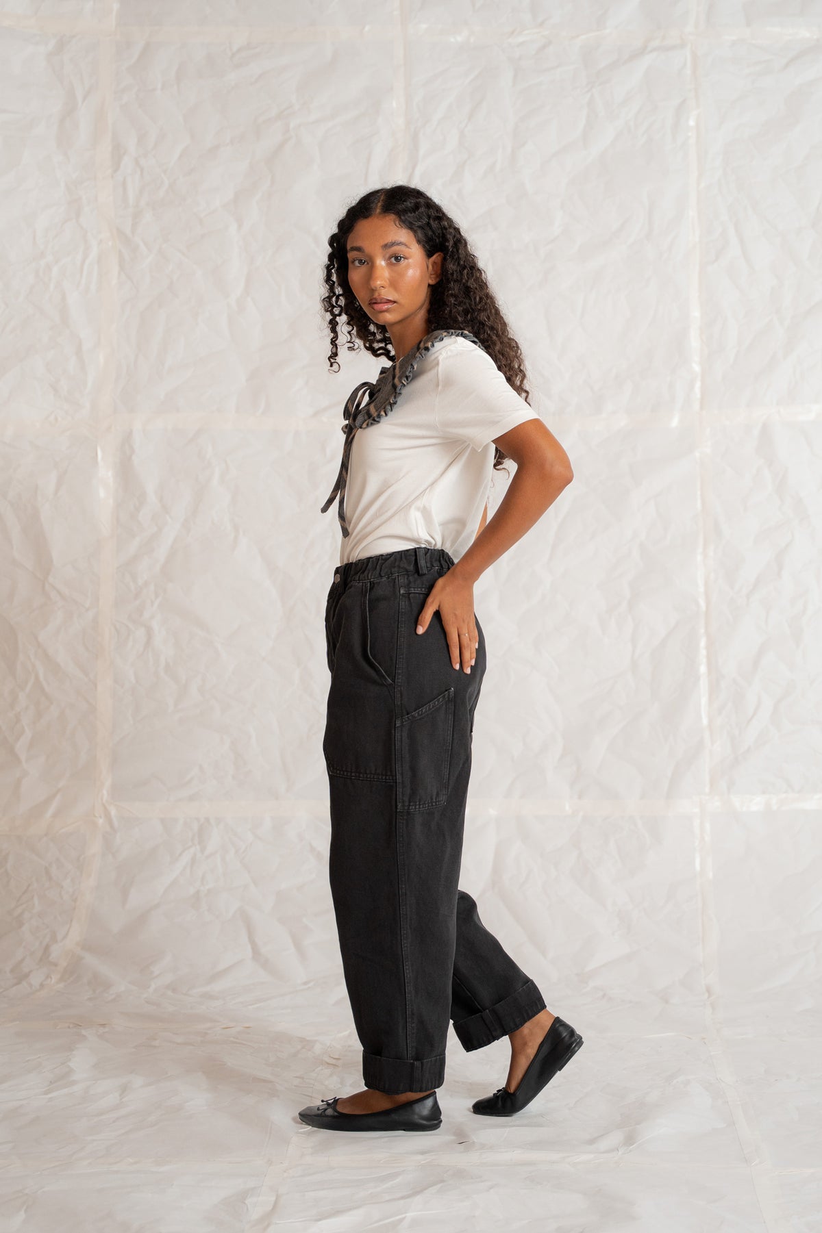 Apollo Beige Stonewashed Pants