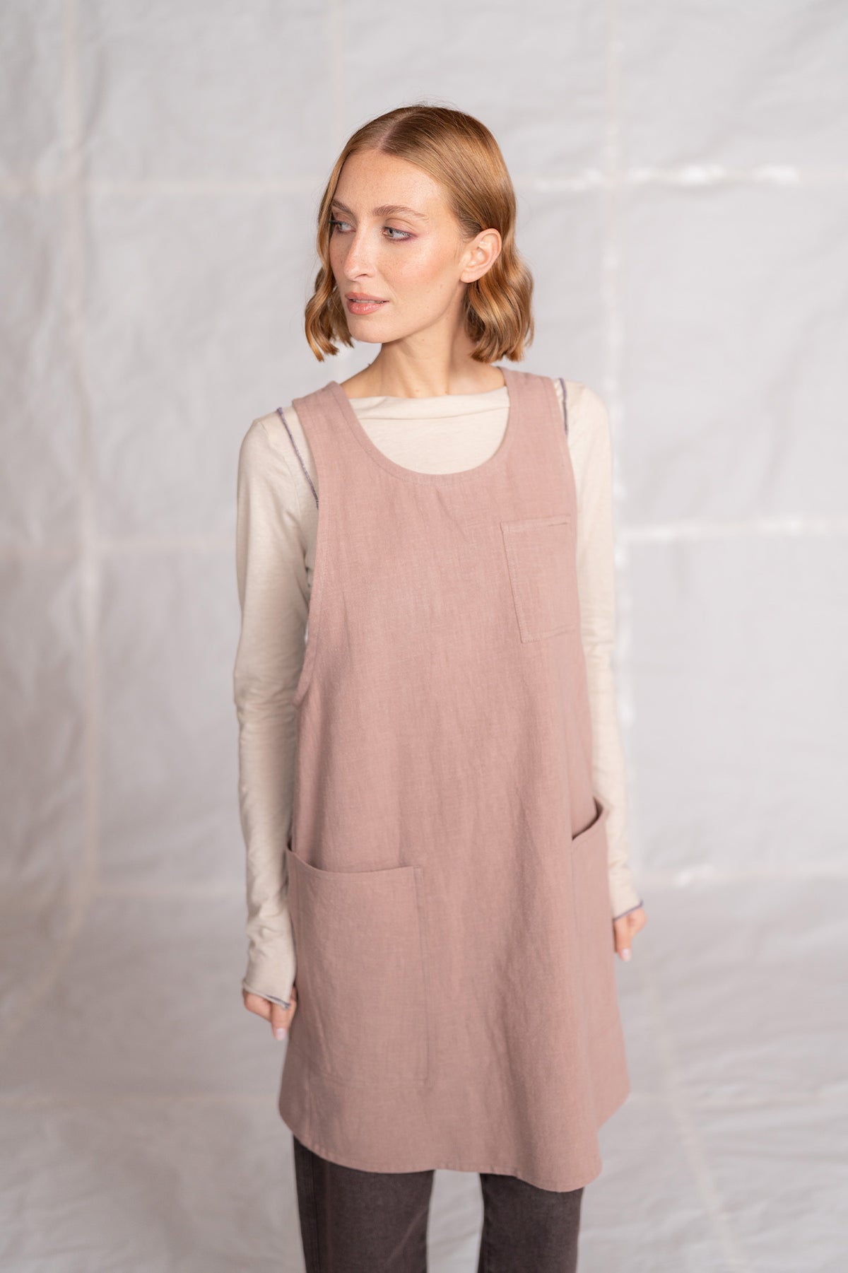 Grembiule/Vestito donna - rosa antico