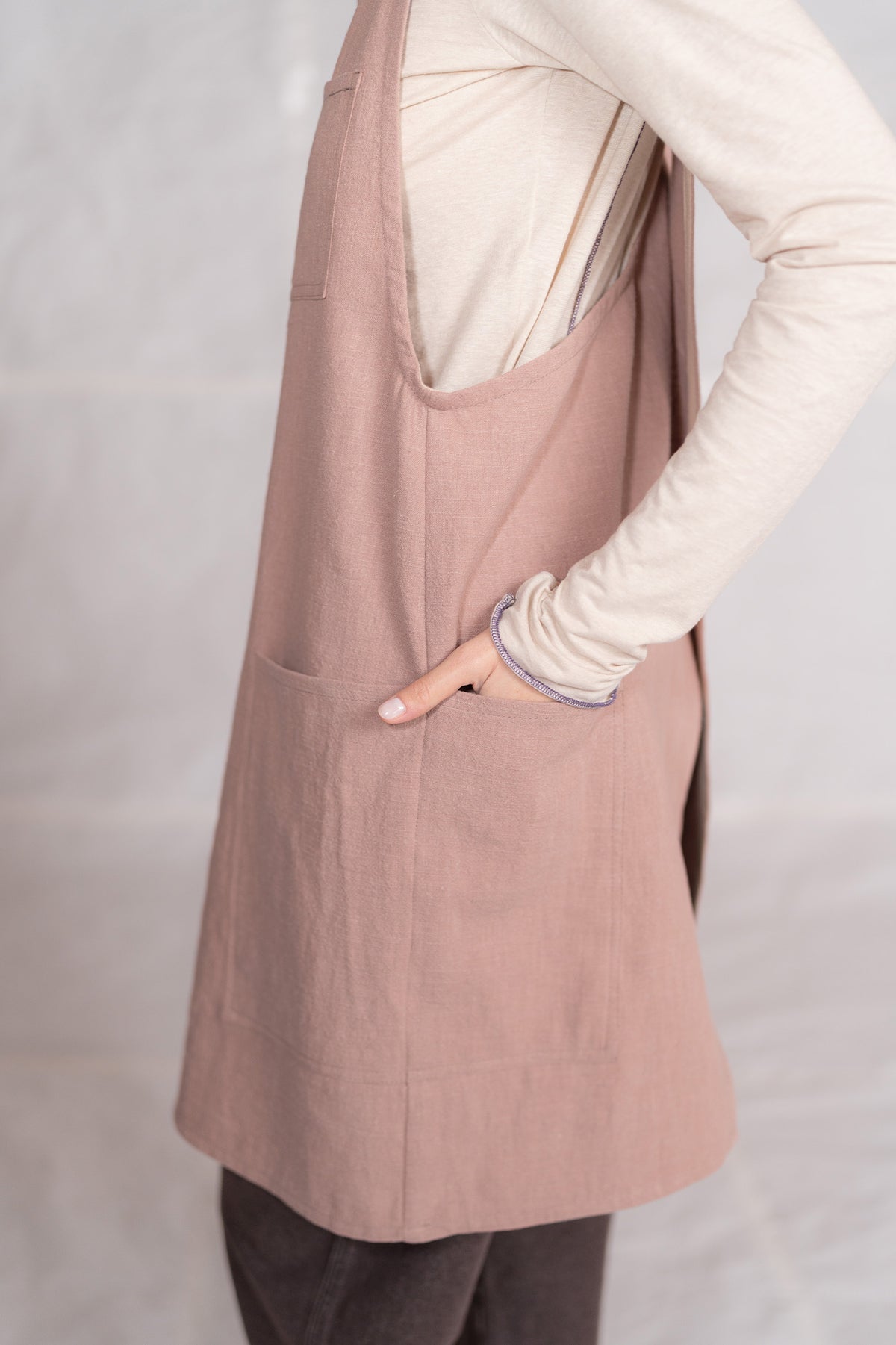 Grembiule/Vestito donna - rosa antico