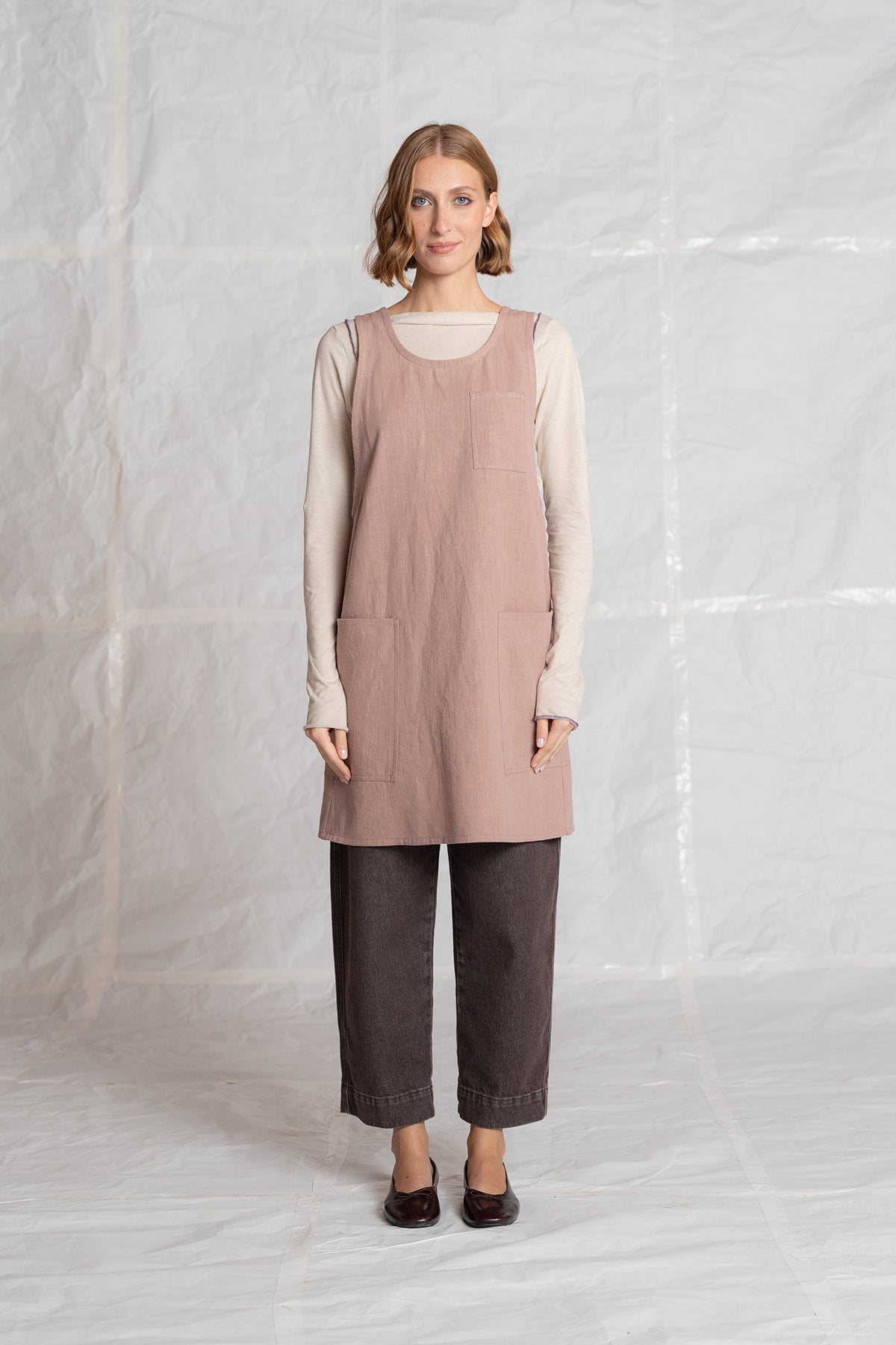 Grembiule/Vestito donna - rosa antico