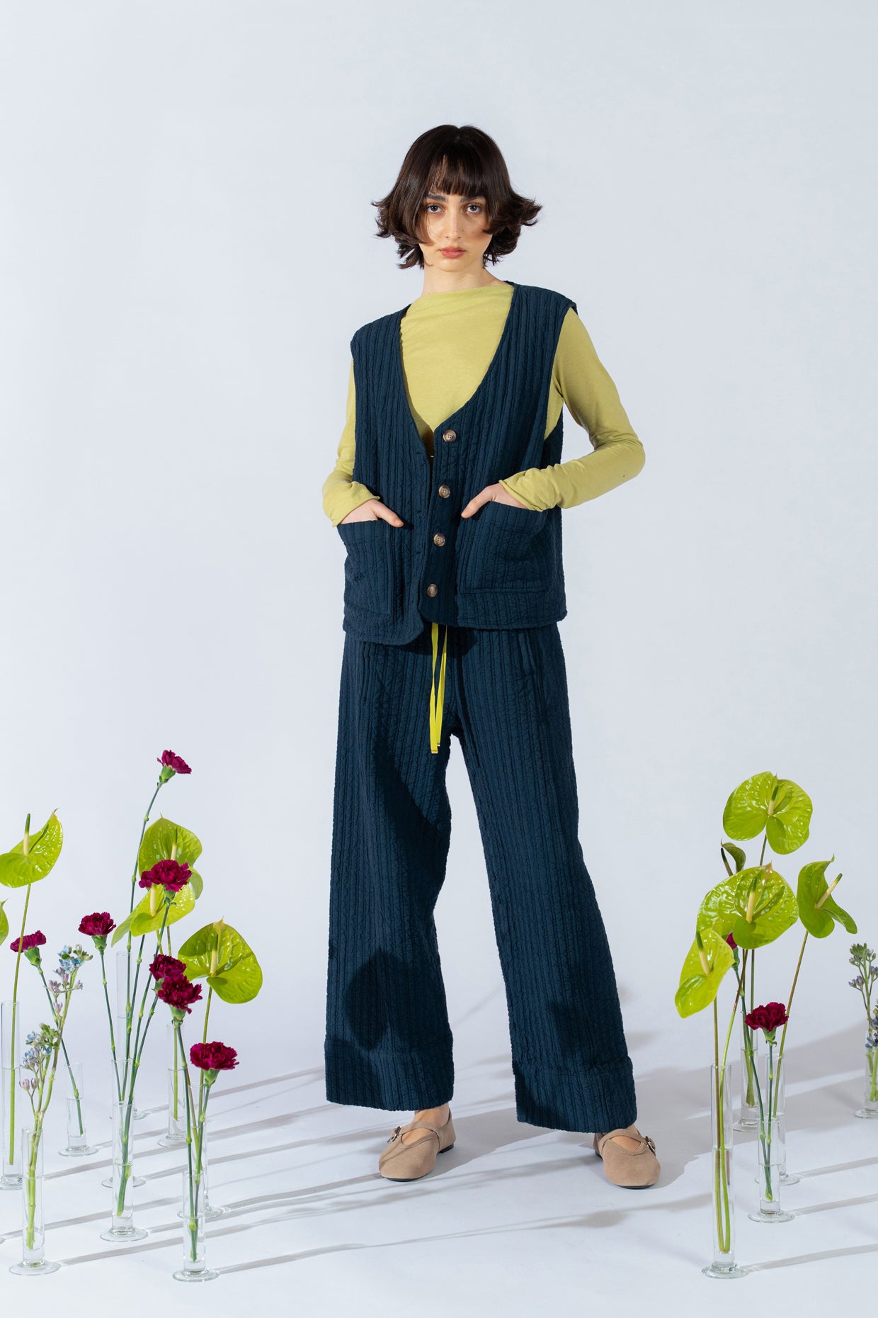 SET: Hose Milo + Weste Vega