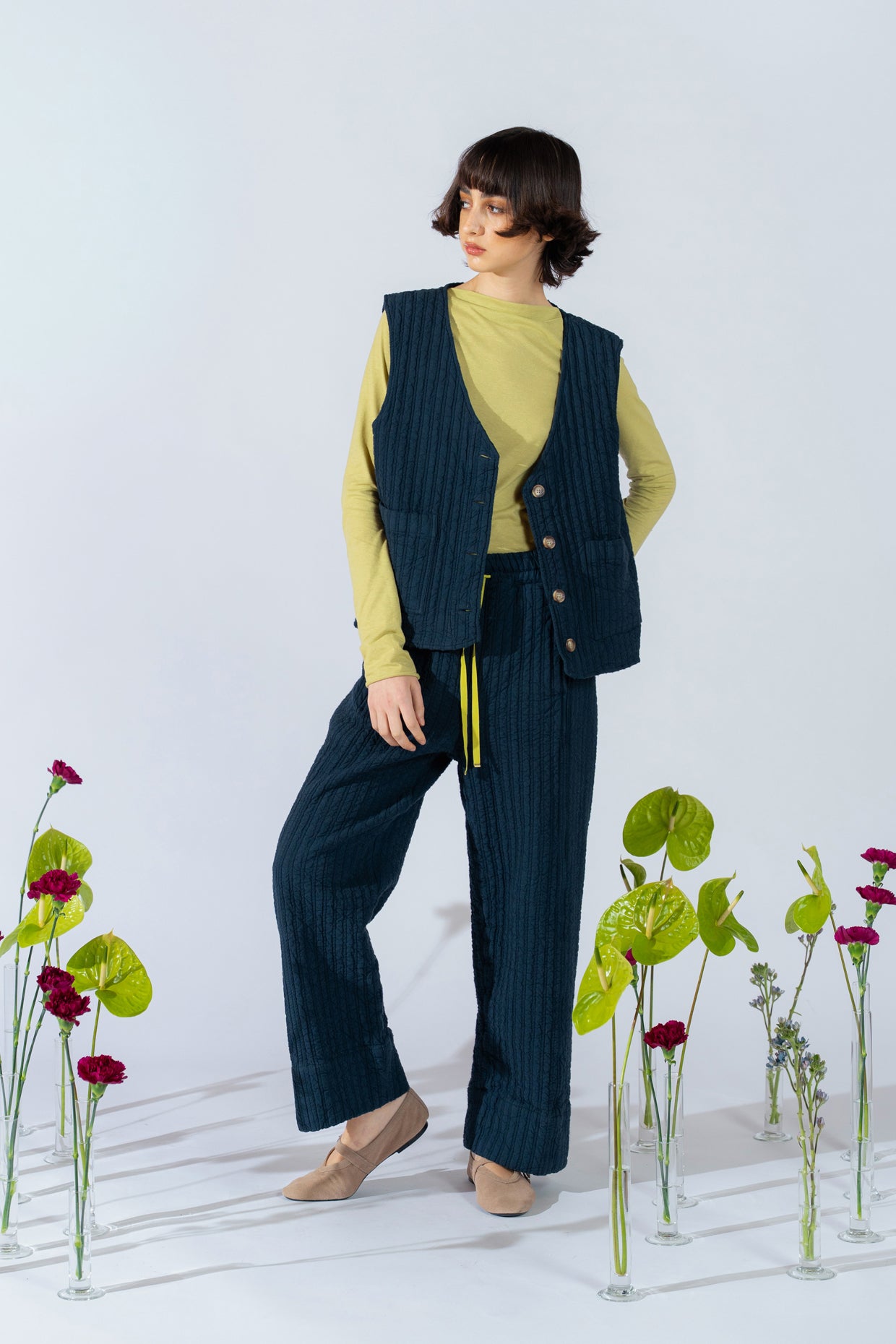 SET: Hose Milo + Weste Vega