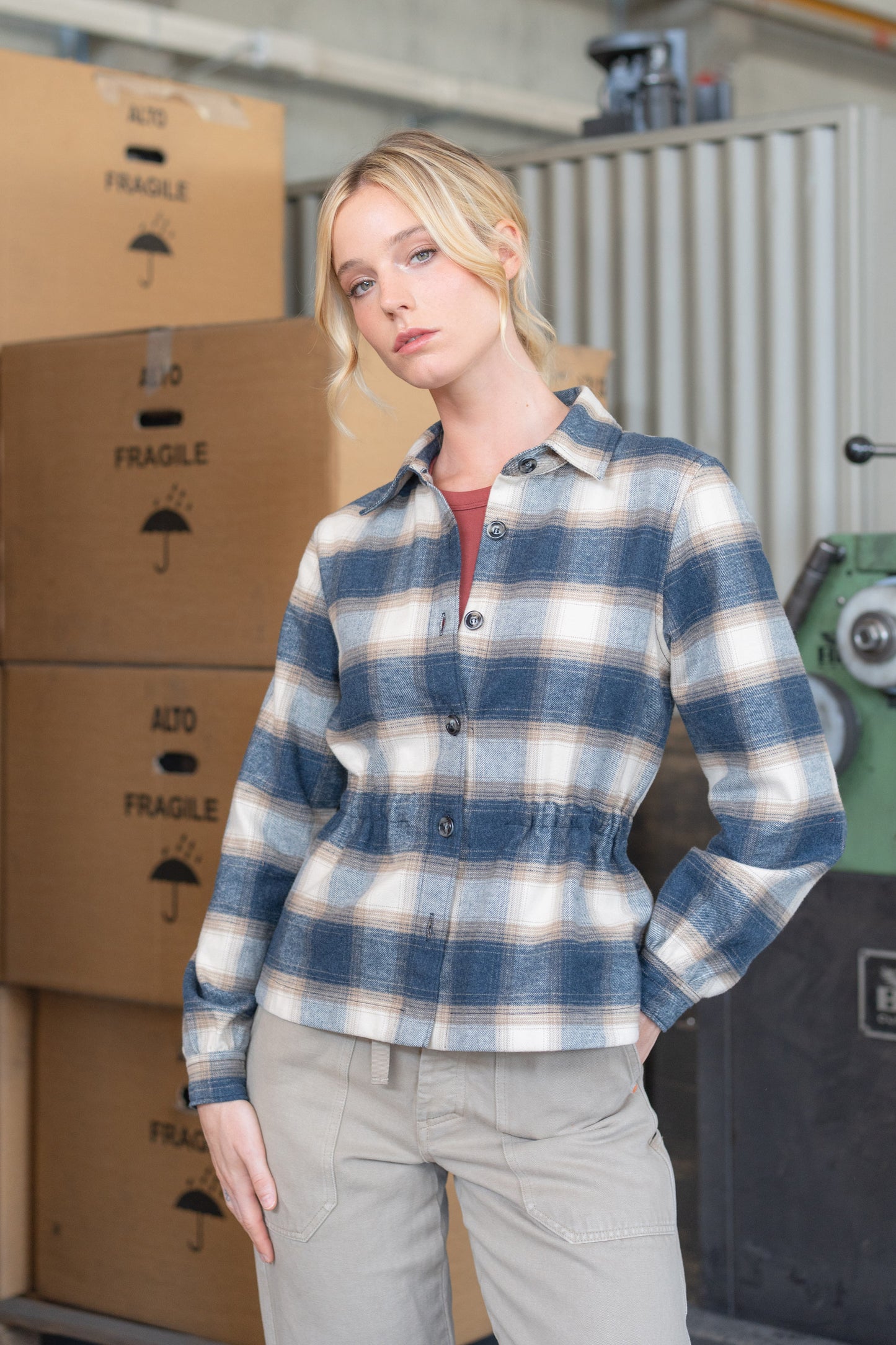 Overshirt Eva - Check