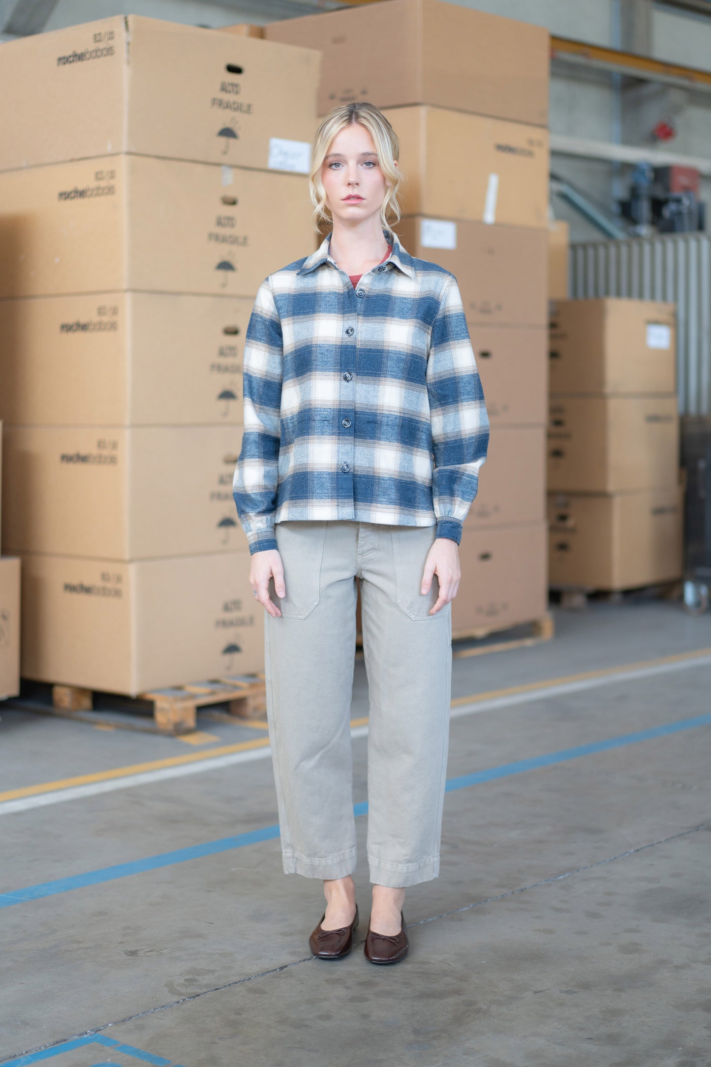 Overshirt Eva - Check