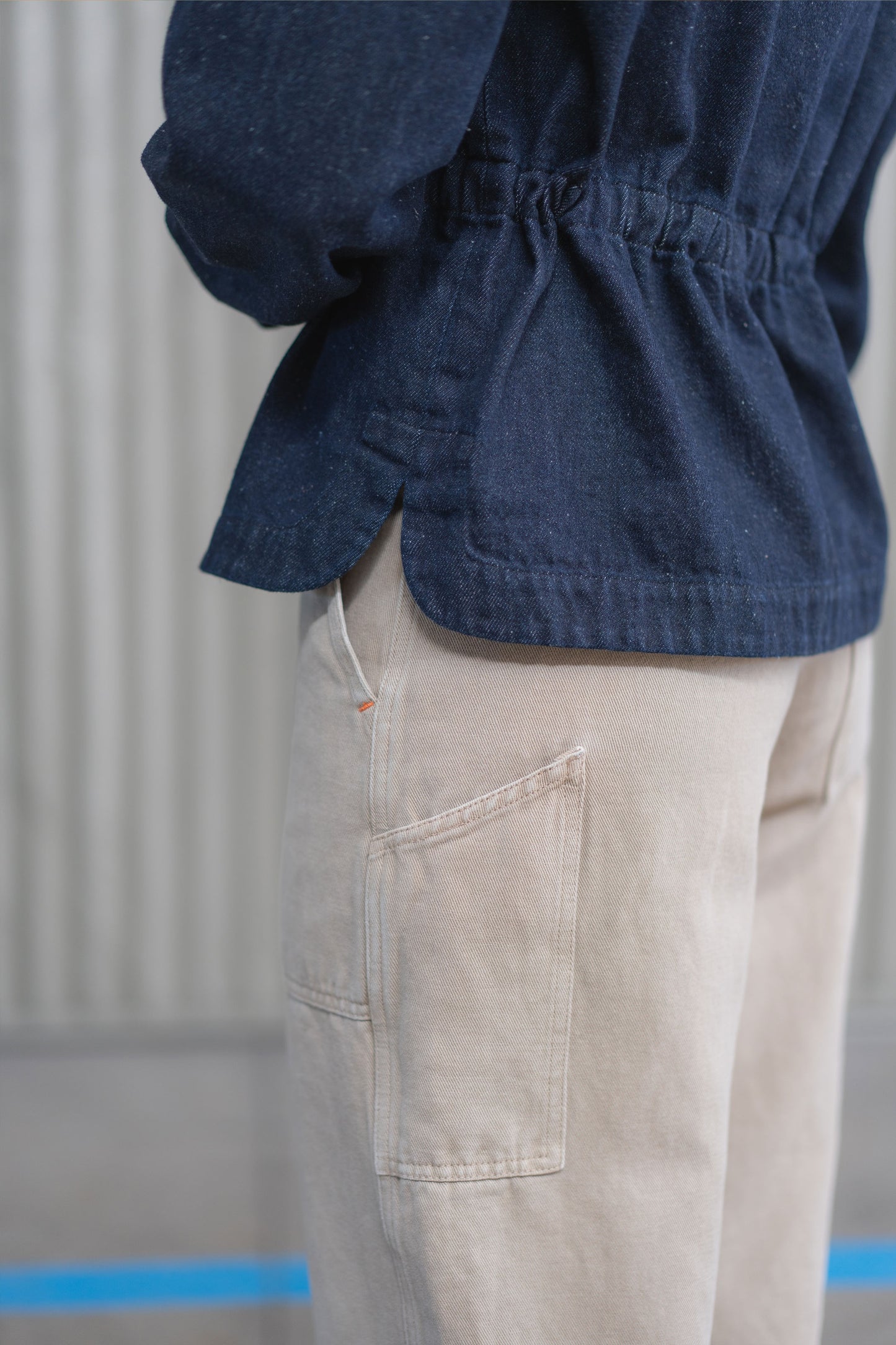 Overshirt Jeans Eva - Blu Indaco