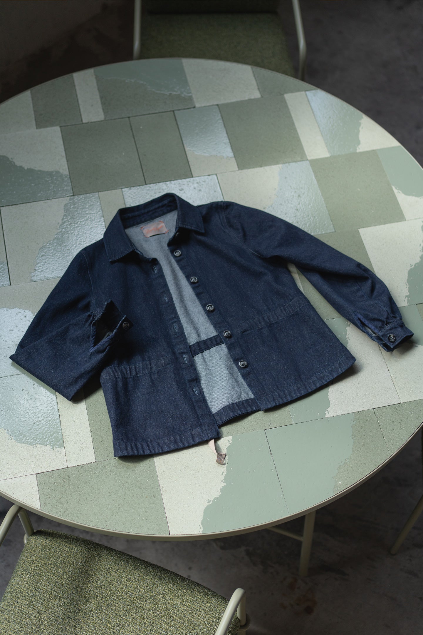 Overshirt Jeans Eva - Blu Indaco