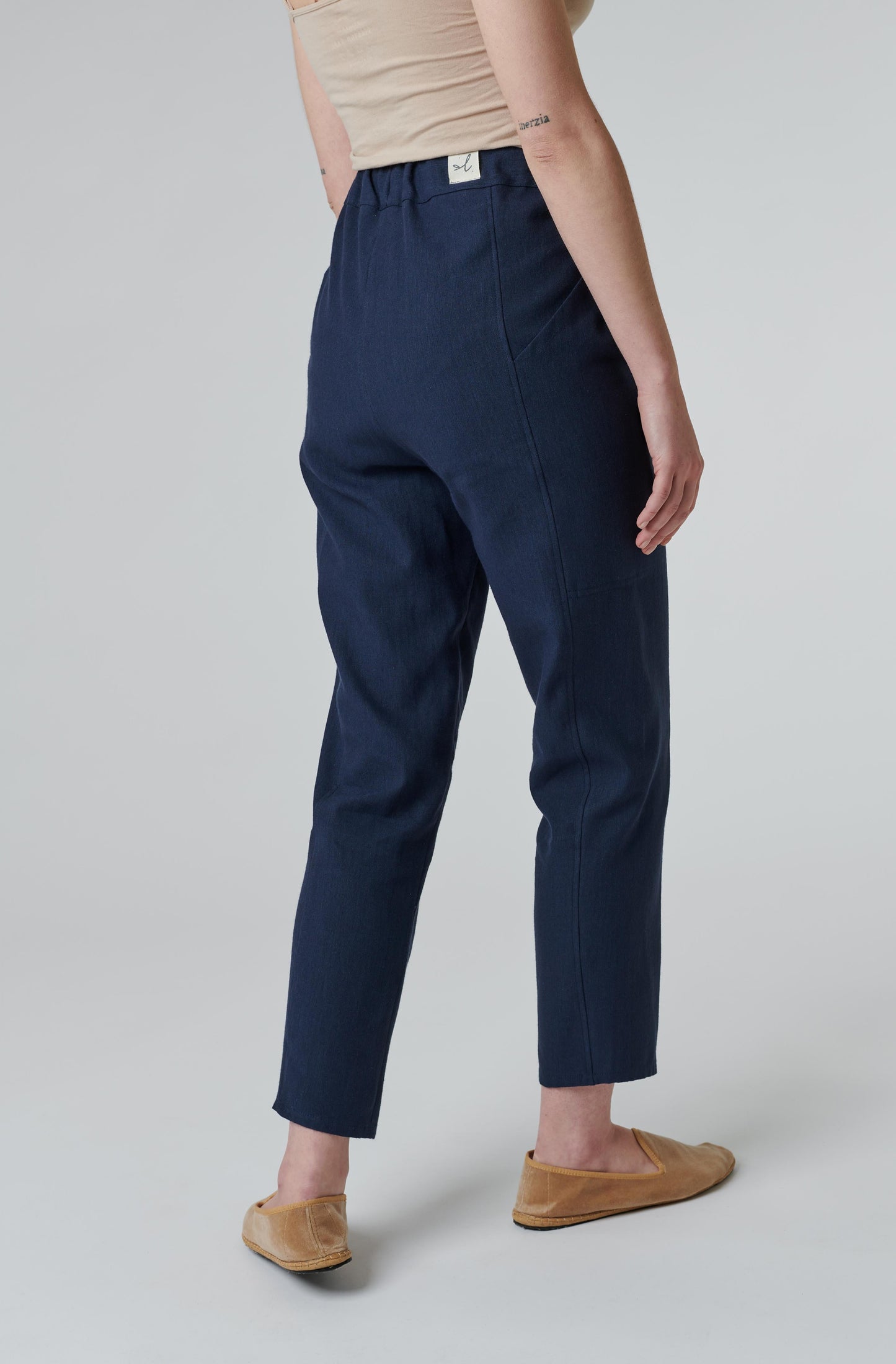 KIT pantalone Dafne:  Cartamodello Cartaceo + Tessuto