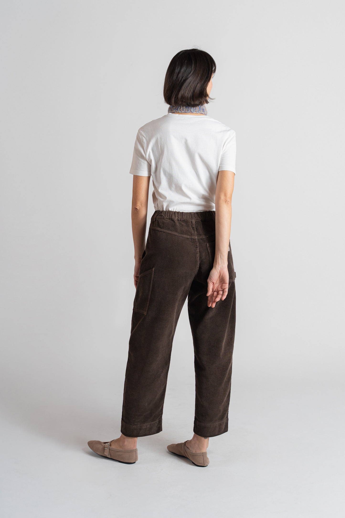 Pantaloni Apollo in velluto - Marrone