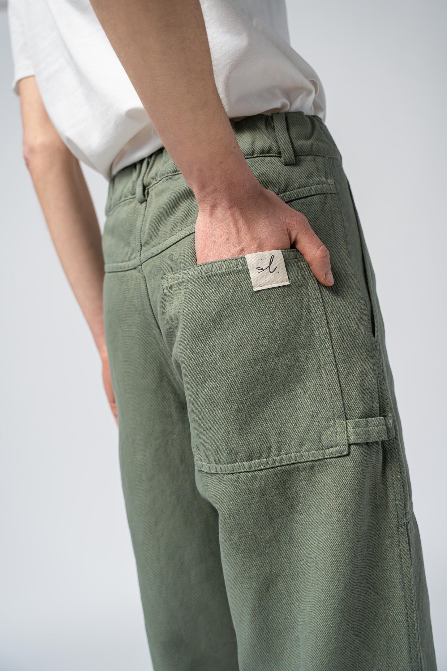 AP08 - Pantalone Apollo verde Salvia - tg. M