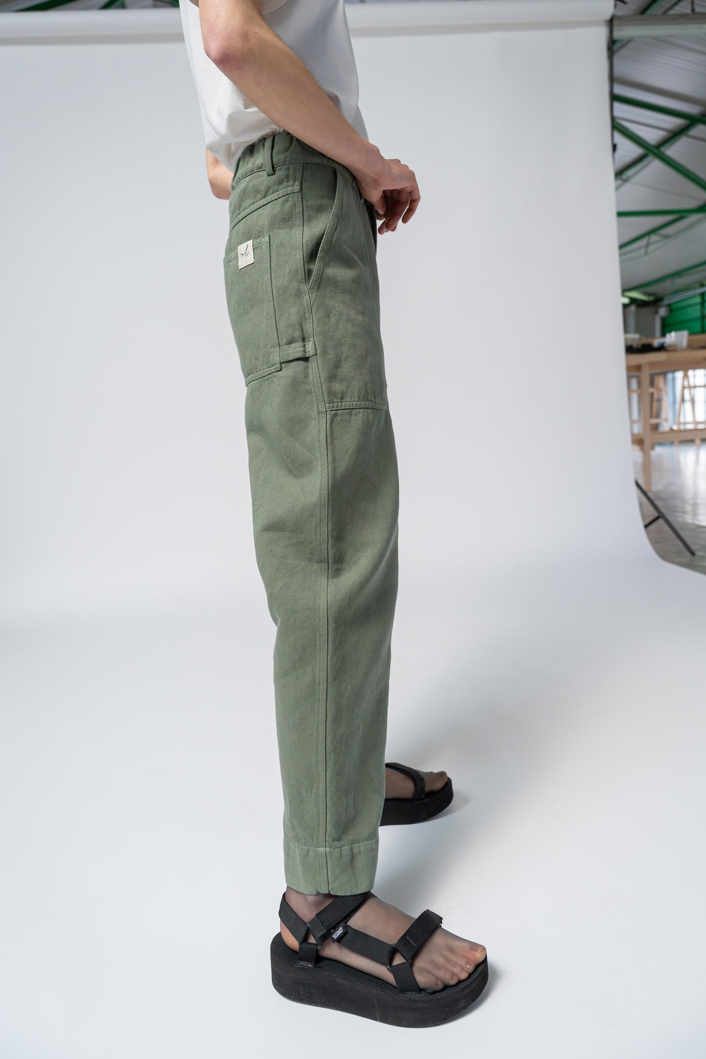 AP08 - Pantalone Apollo verde Salvia - tg. M