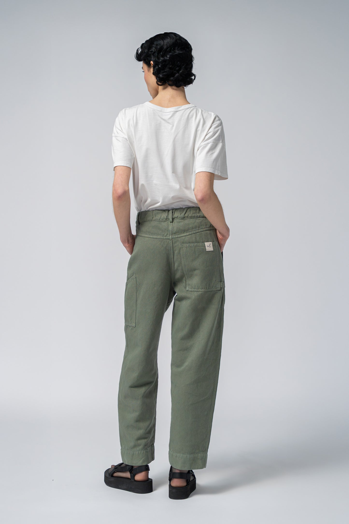 AP08 - Pantalone Apollo verde Salvia - tg. M