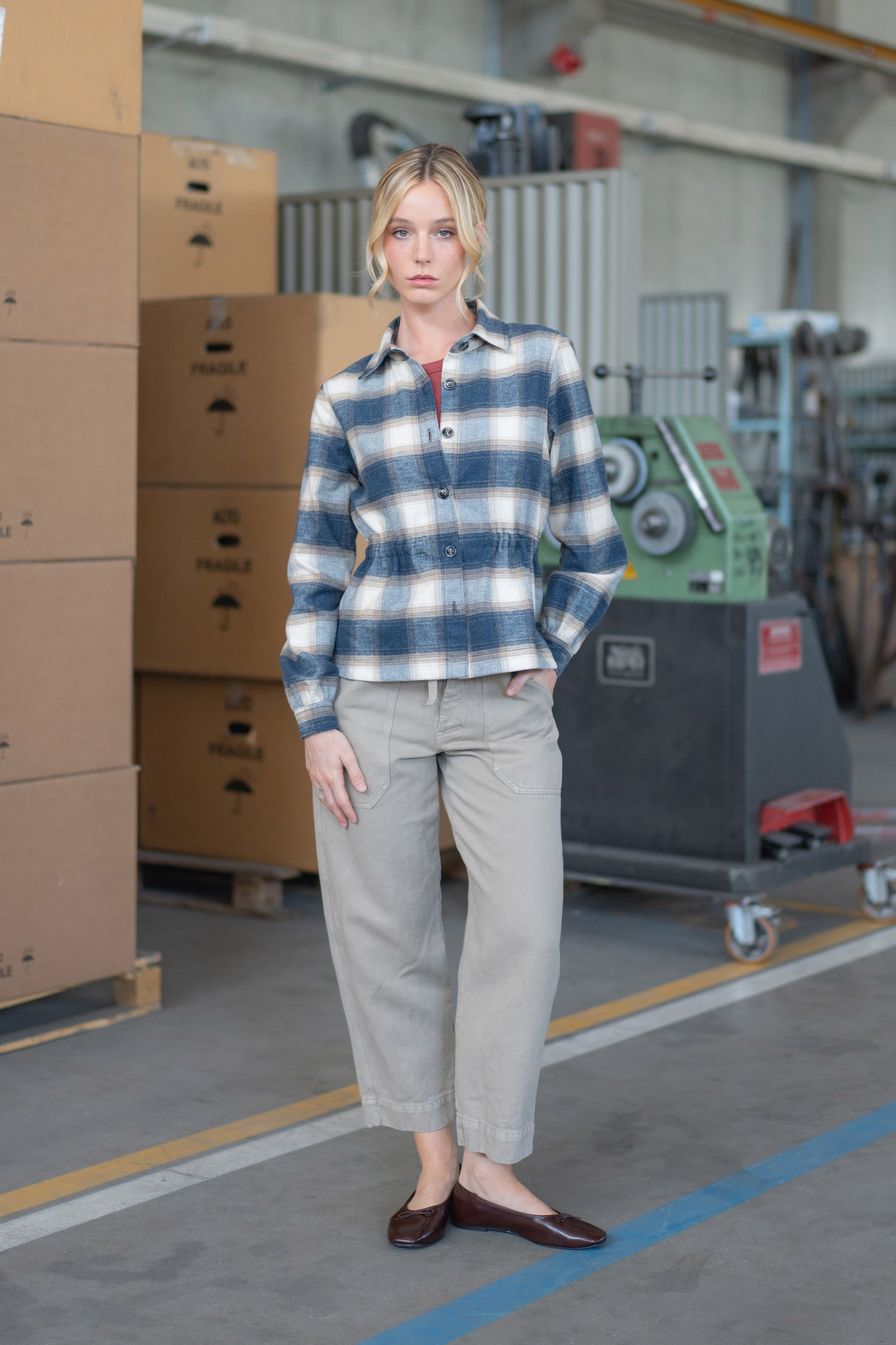 Pantaloni Apollo Beige-Stonewashed