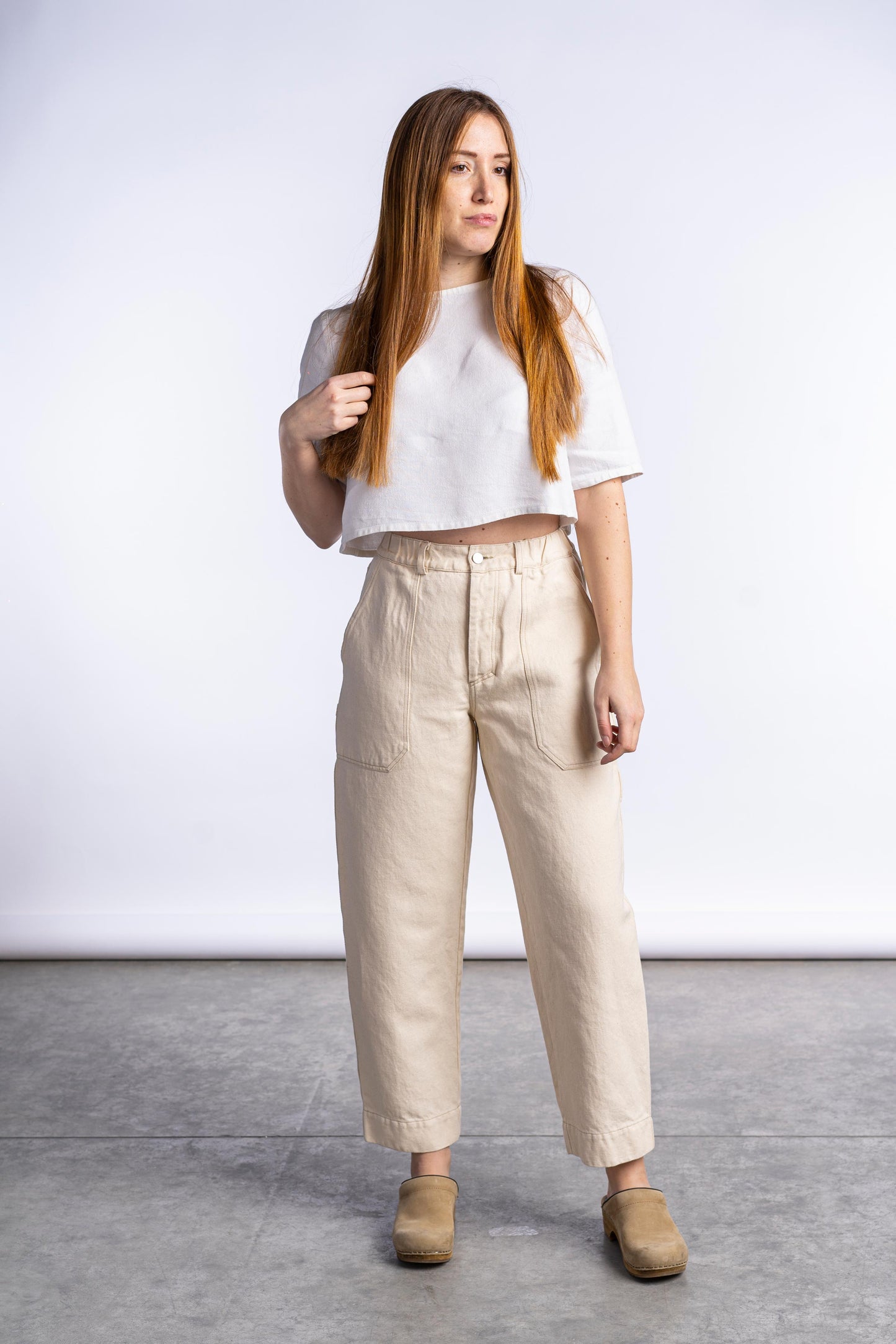 A11 - Pantaloni Apollo Panna- Tg. S