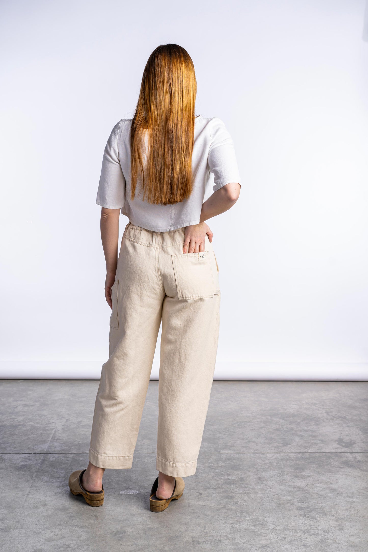 A10 - Pantaloni Apollo Panna- Tg. L