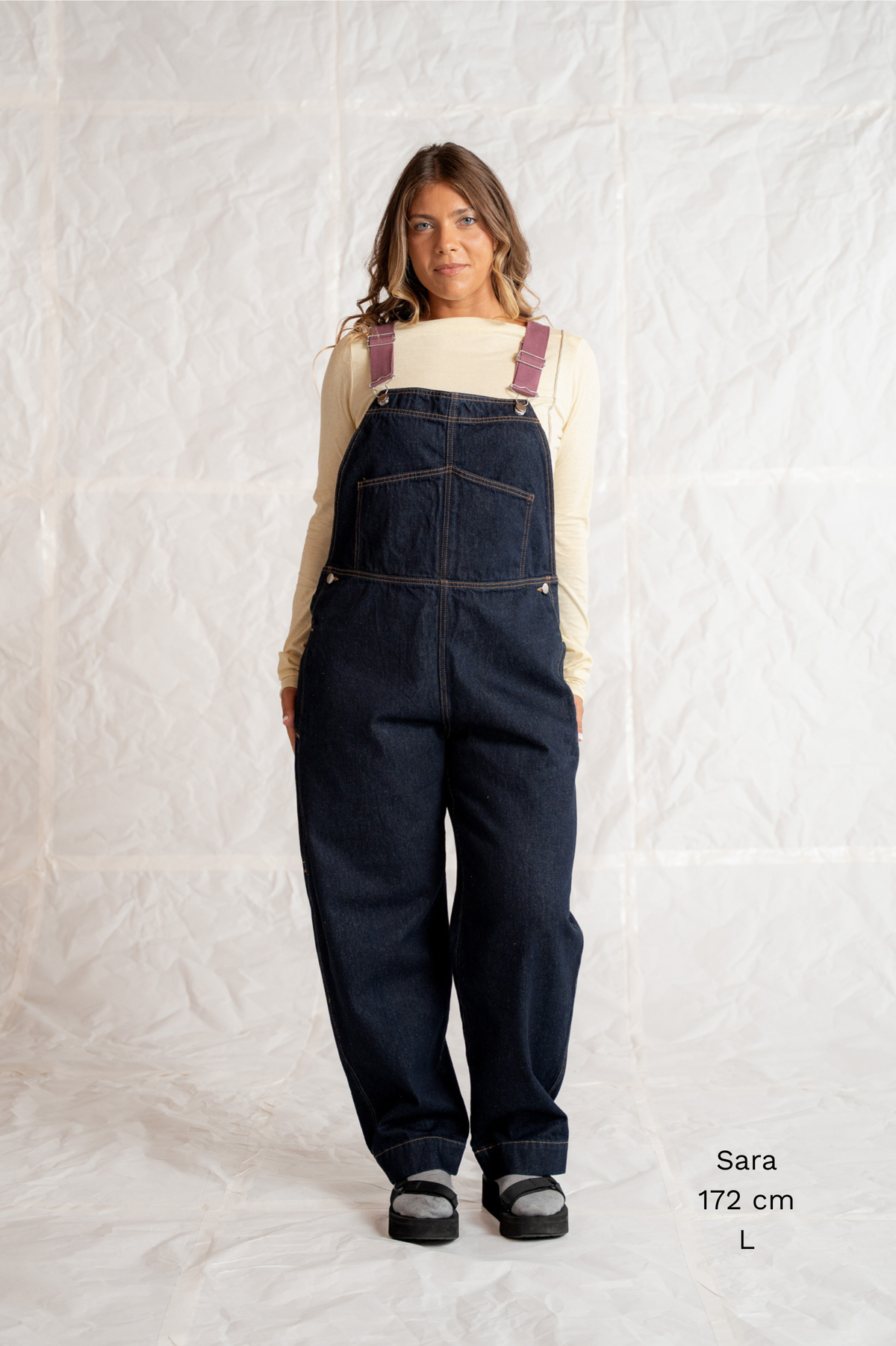 Salopette Apollo Jeans cotone riciclato - Blu indaco