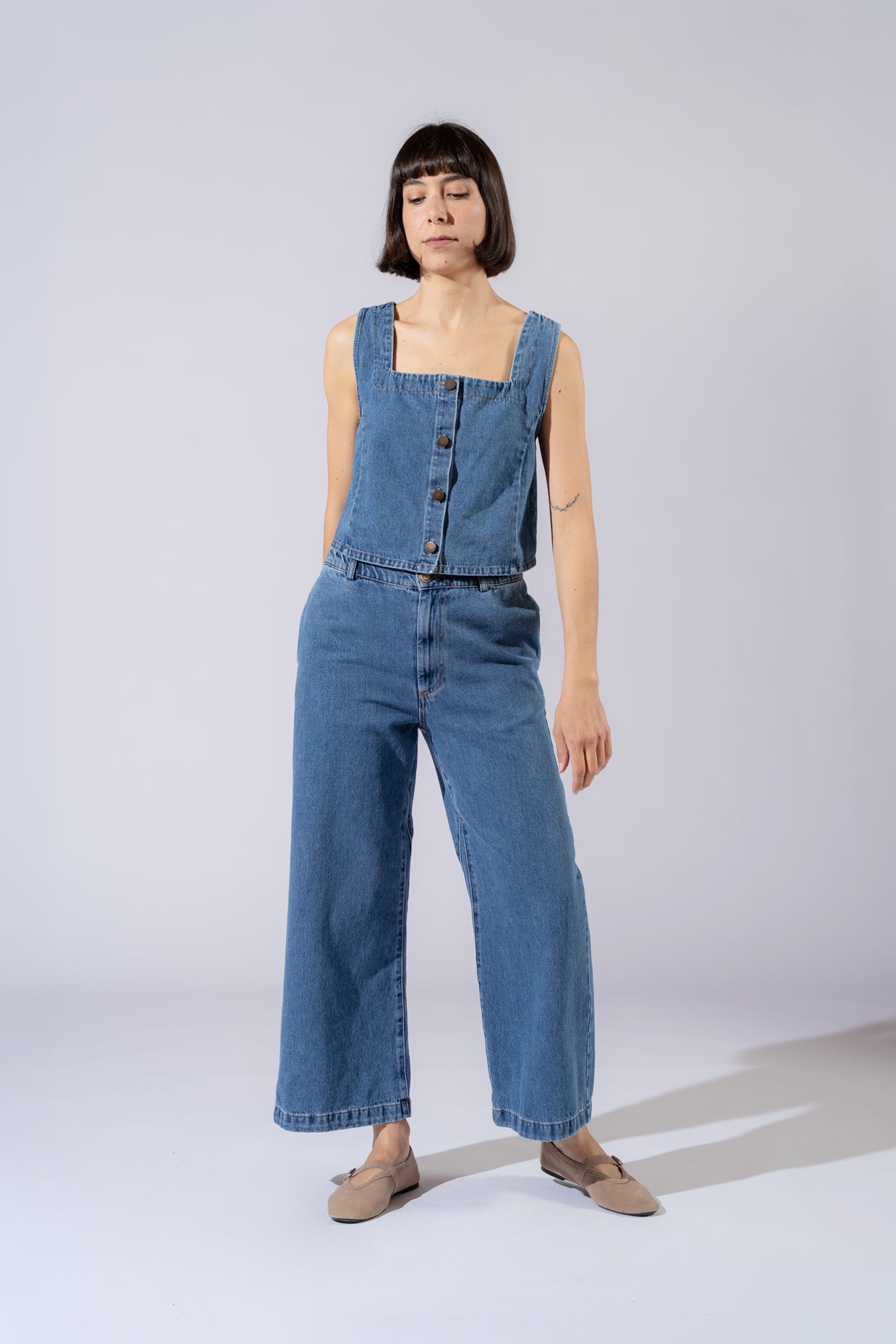 PROMO SET: Jeans Petra washed + Top Yoko washed