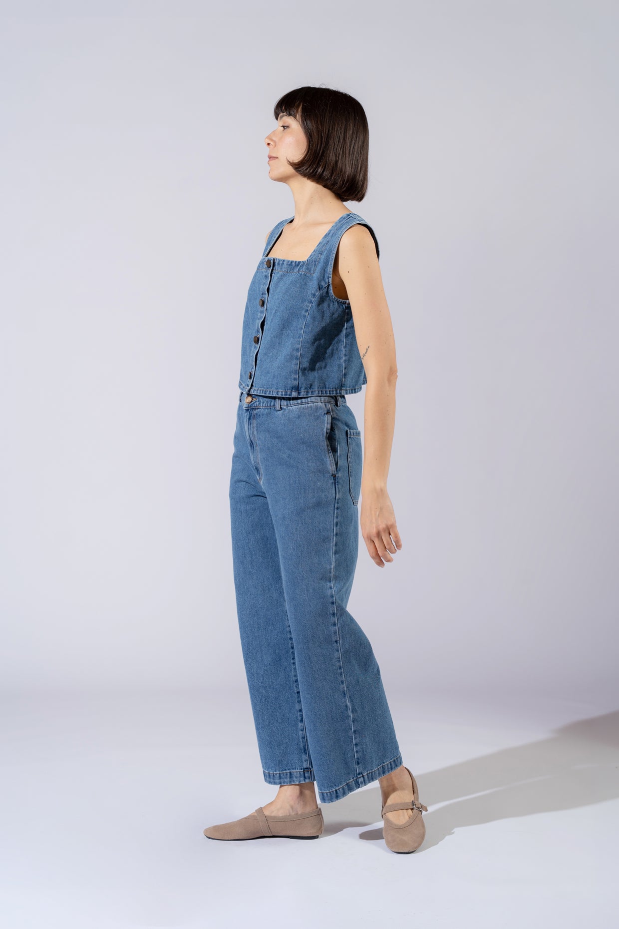 PROMO SET: Jeans Petra washed + Top Yoko washed