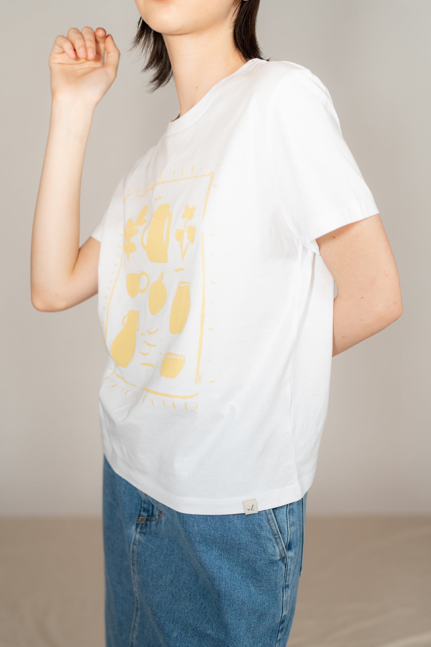 Sweatshirt mit Rundhalsausschnitt „Uno spazio da custodire” (Ein Ort zum Bewahren) – Bio-Baumwolle – Marineblau