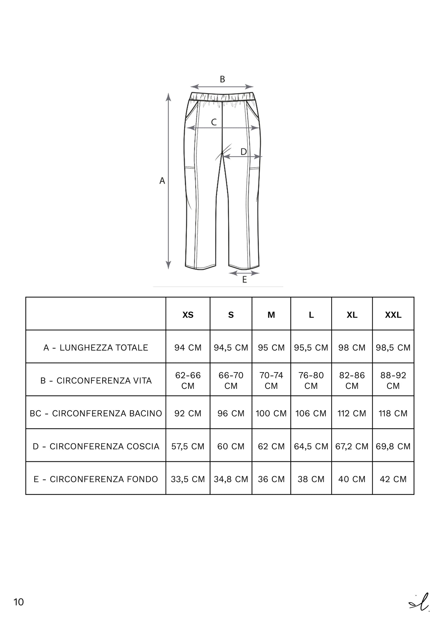 Pantalone Dafne: Cartamodello digitale + tutorial illustrato