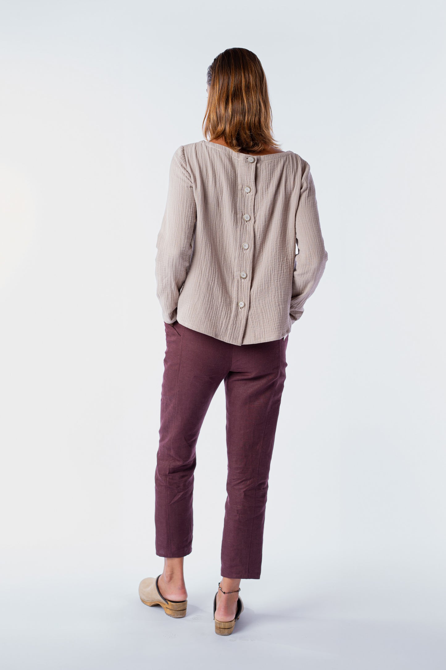 Blusa con bottoni: Cartamodello + Tutorial video + Tutorial illustrato