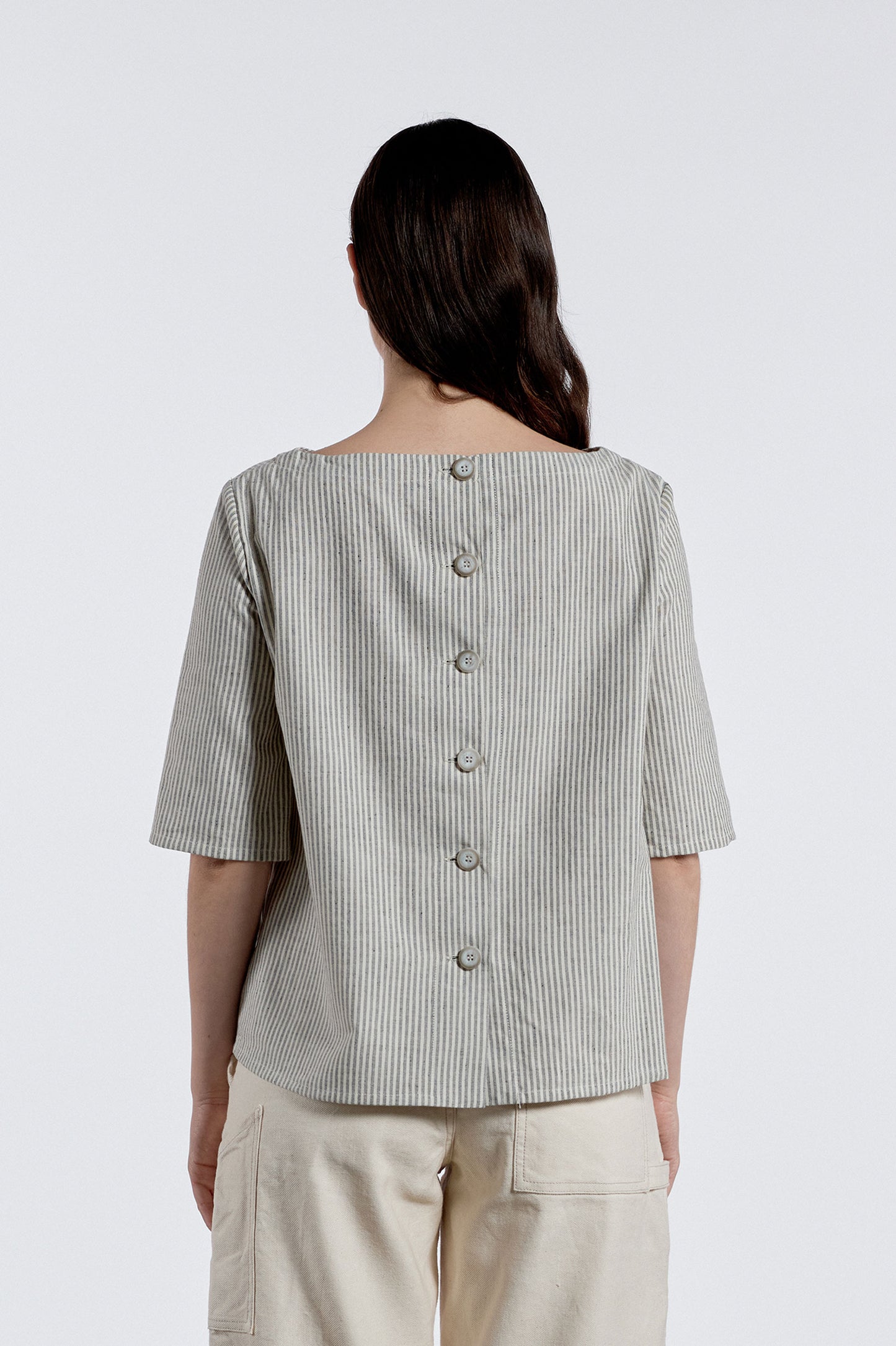 Blusa con bottoni: Cartamodello + Tutorial video + Tutorial illustrato