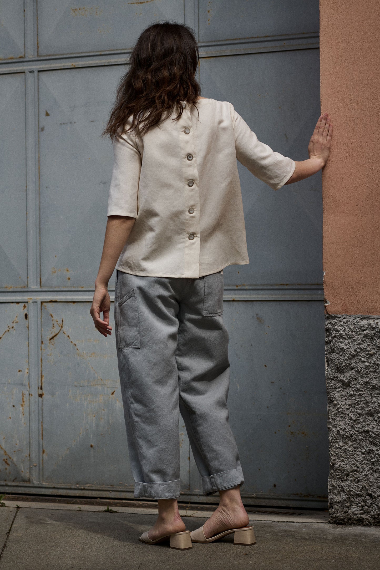 Blusa con bottoni: Cartamodello + Tutorial video + Tutorial illustrato