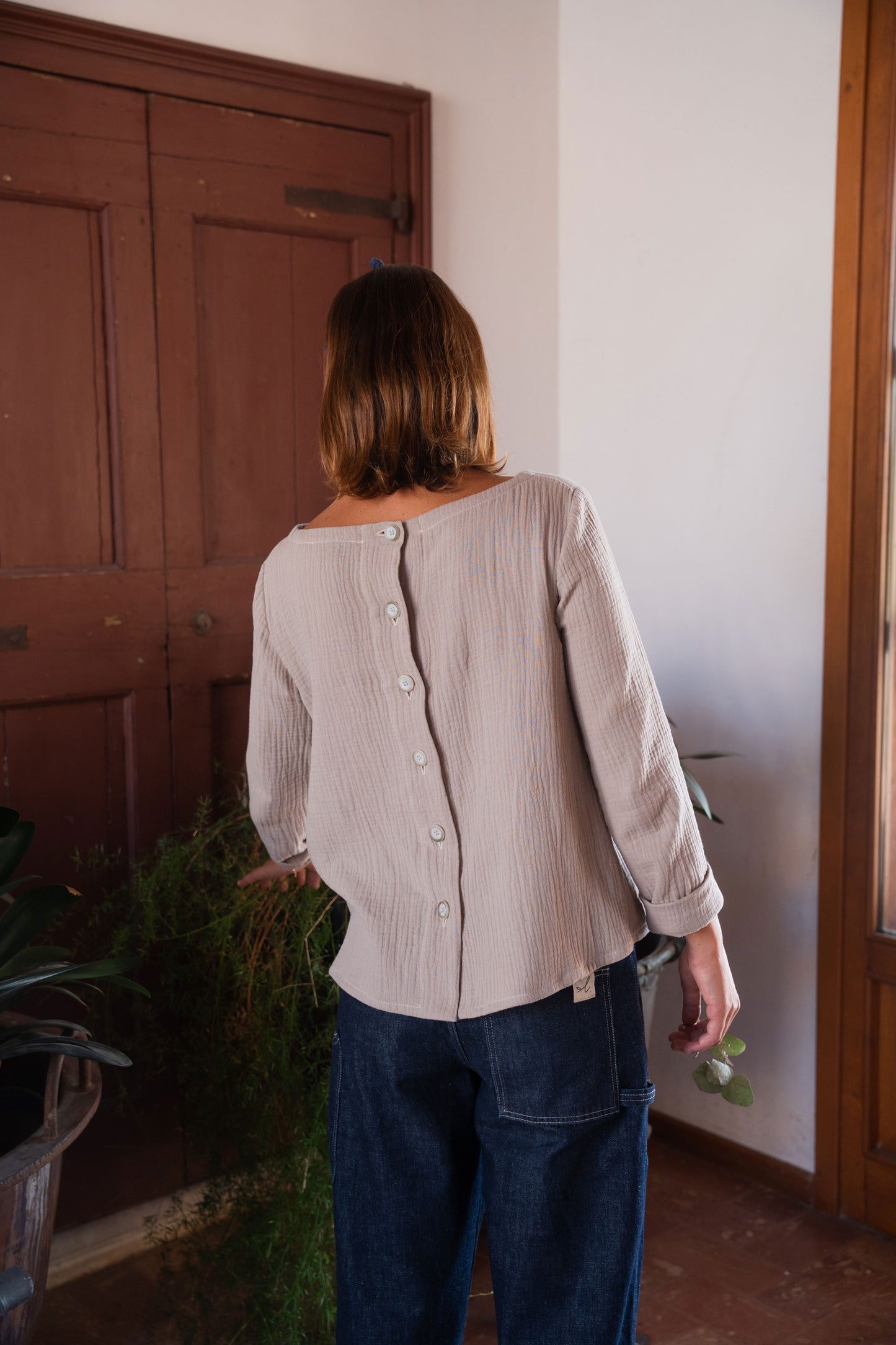 Blusa con bottoni: Cartamodello + Tutorial video + Tutorial illustrato