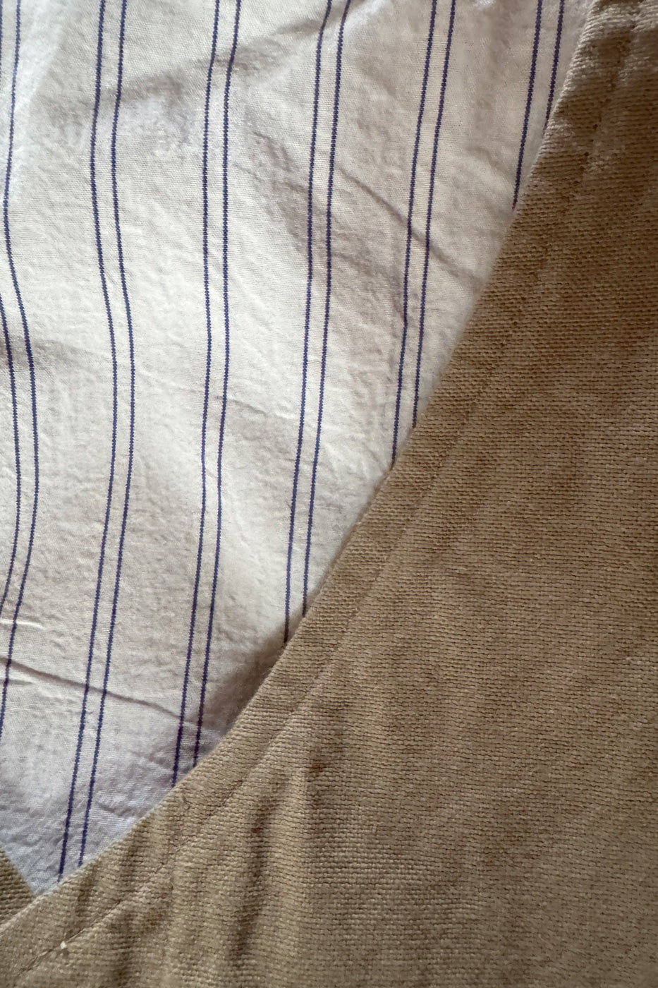 Wendeweste Iris - Jeans + Karomuster