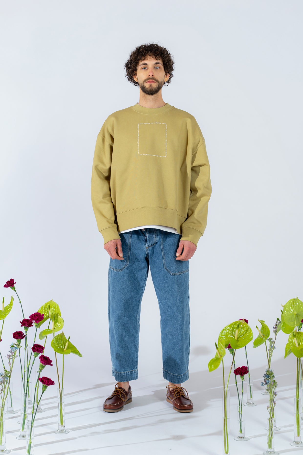 Jeans Apollo uomo in cotone riciclato - Blu washed