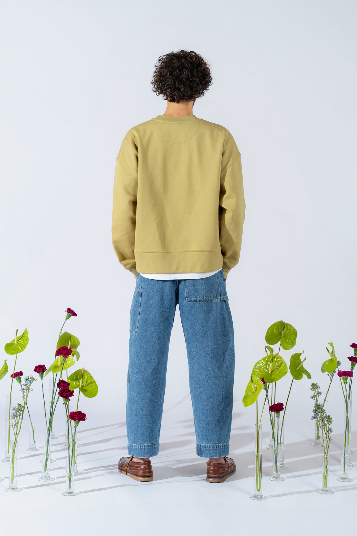 Jeans Apollo uomo in cotone riciclato - Blu washed