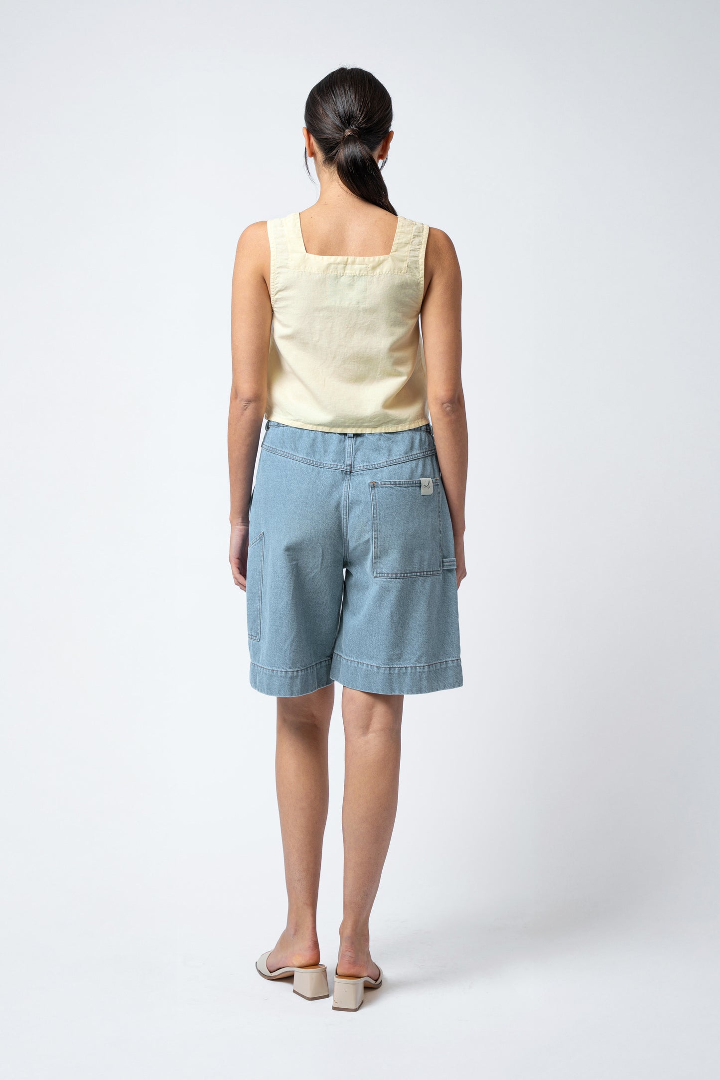 Top Yoko leggero giallo Burro