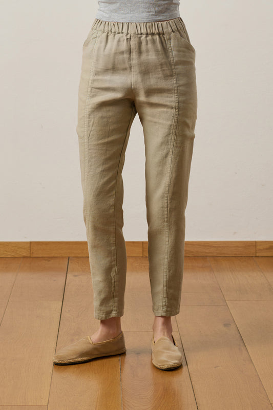 D2 - Pantalone Dafne Tortora - M