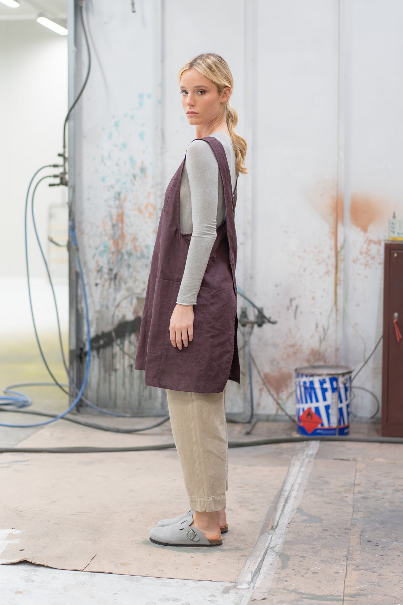 Grembiule/Vestito donna - Vinaccia