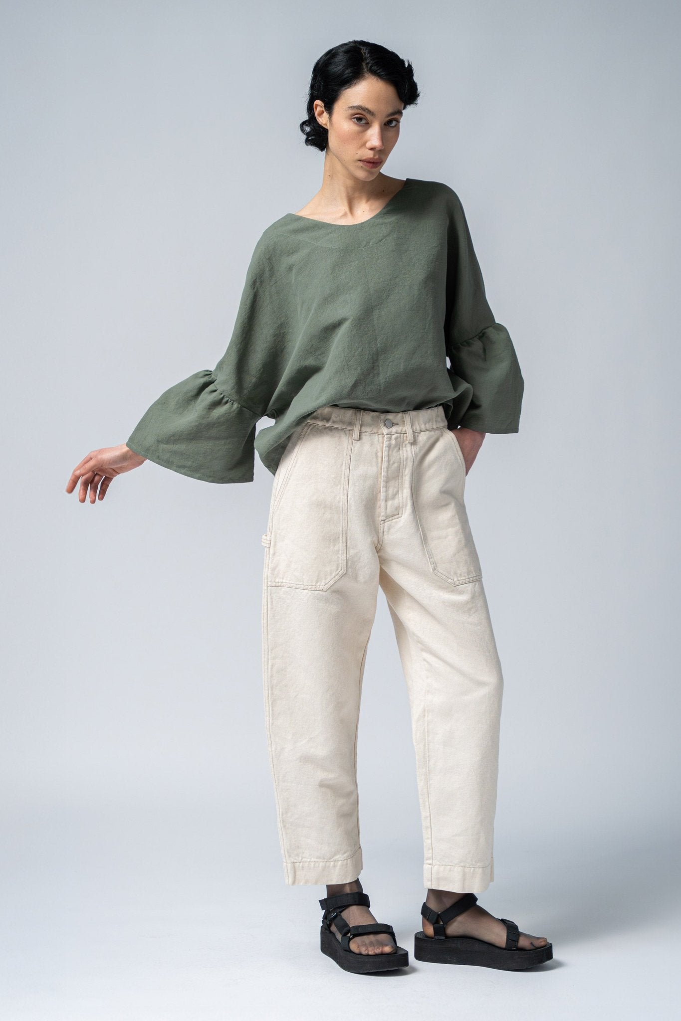 PROMO SET: Pantaloni Apollo + blusa bloom
