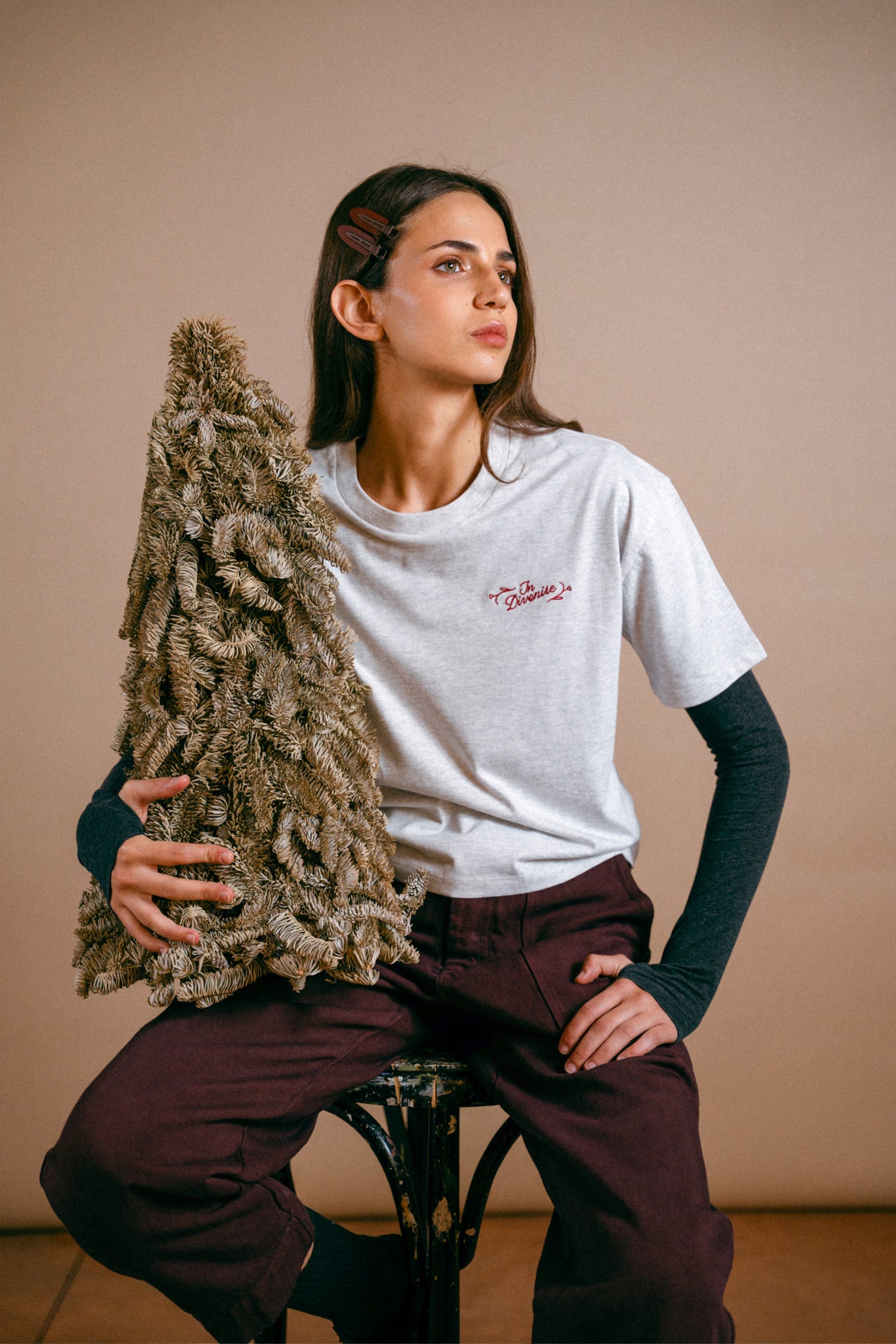 T-shirt "In divenire" - grigio mélange