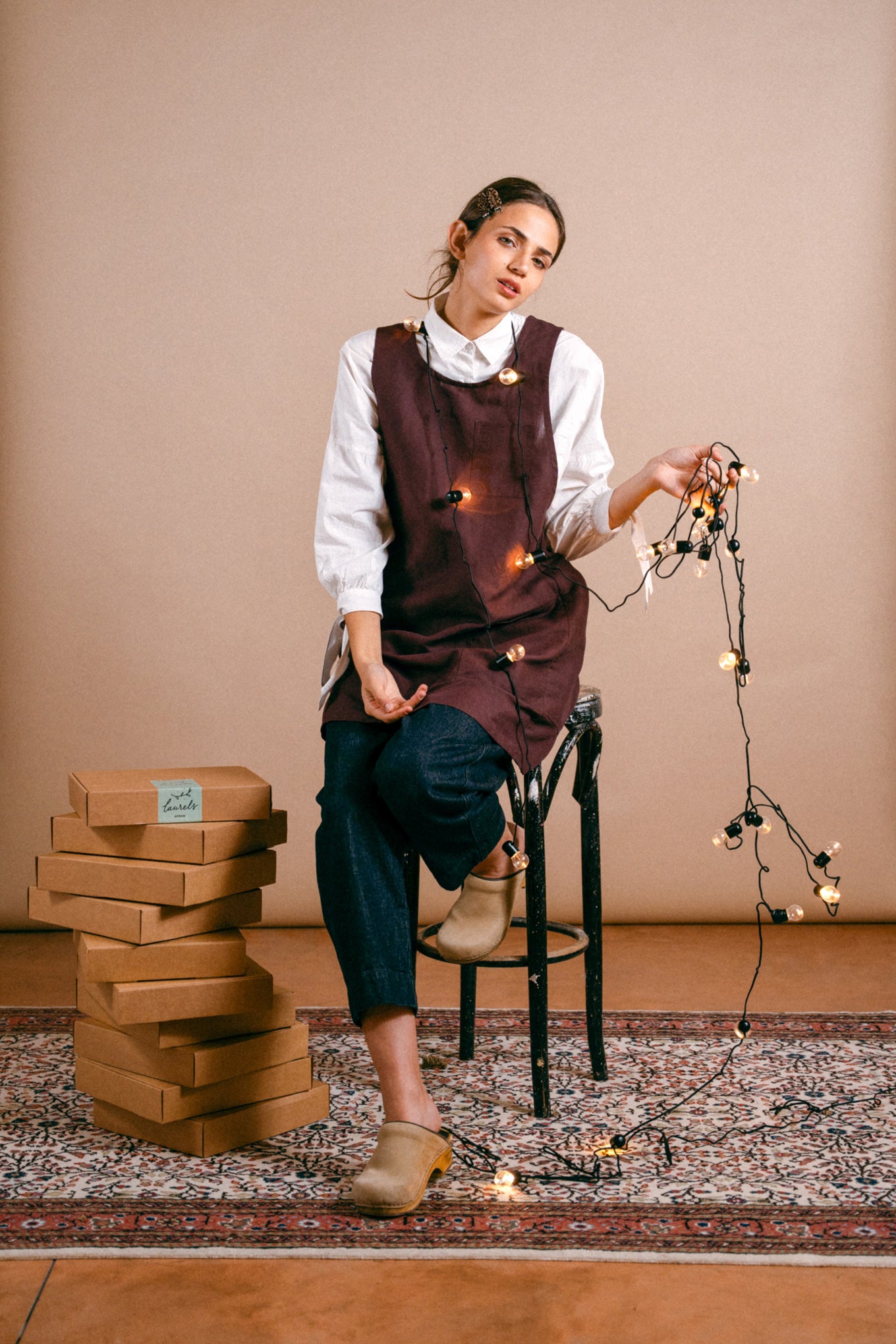 Grembiule/Vestito donna - Vinaccia